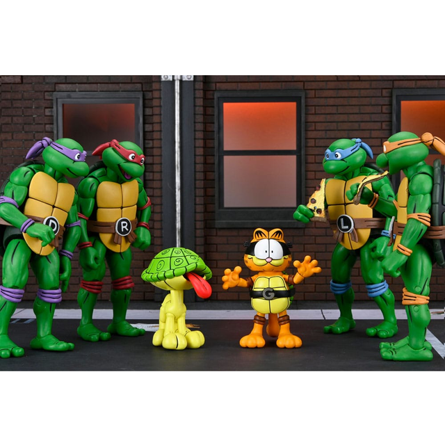 Teenage Mutant Ninja Turtles (Archie Comics) x Garfield 2-Pack Ultimate Garfello & Odie 10cm Teenage Mutant Ninja Turtles (Archie Comics) x Garfield 2-Pack Ultimate Garfello & Odie 10cm