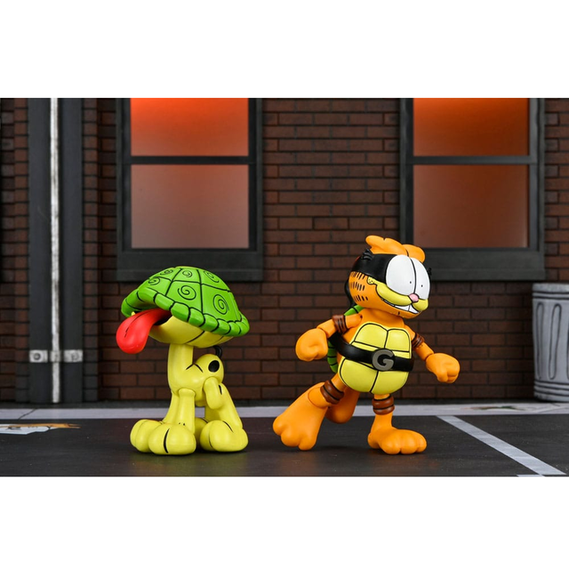 Teenage Mutant Ninja Turtles (Archie Comics) x Garfield 2-Pack Ultimate Garfello & Odie 10cm Teenage Mutant Ninja Turtles (Archie Comics) x Garfield 2-Pack Ultimate Garfello & Odie 10cm