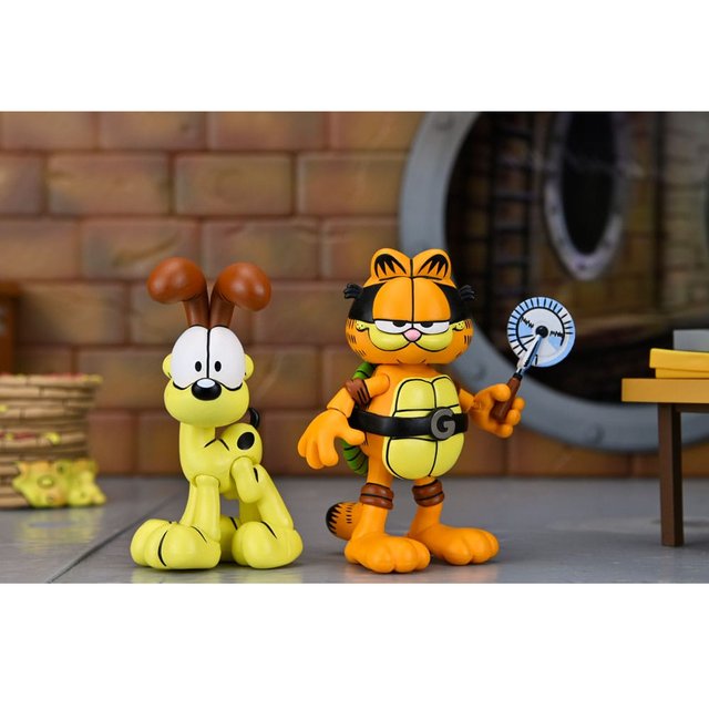 Teenage Mutant Ninja Turtles (Archie Comics) x Garfield 2-Pack Ultimate Garfello & Odie 10cm Teenage Mutant Ninja Turtles (Archie Comics) x Garfield 2-Pack Ultimate Garfello & Odie 10cm