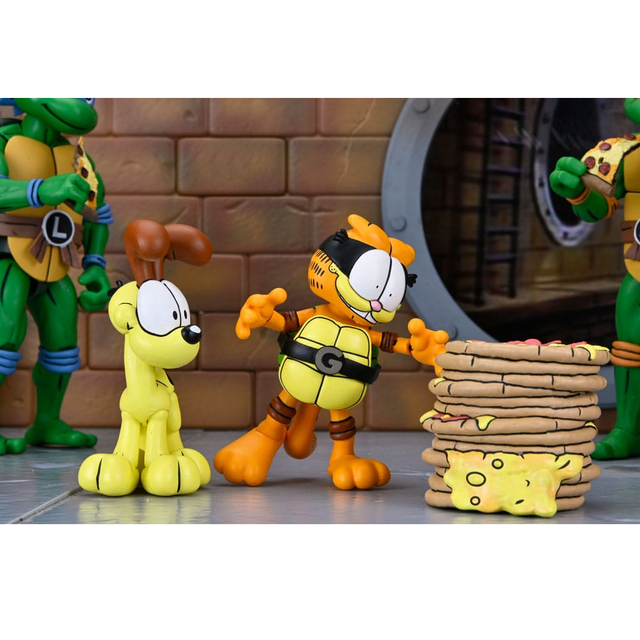 Teenage Mutant Ninja Turtles (Archie Comics) x Garfield 2-Pack Ultimate Garfello & Odie 10cm Teenage Mutant Ninja Turtles (Archie Comics) x Garfield 2-Pack Ultimate Garfello & Odie 10cm