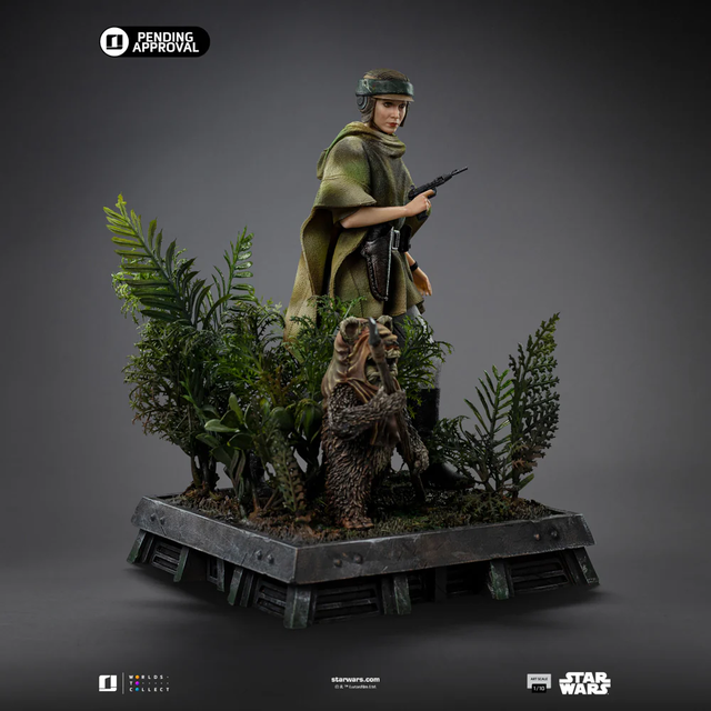 Star Wars Episode VI Art Scale Statue 1/10 Leia and Wicket 20cm Star Wars Episode VI Art Scale Statue 1/10 Leia and Wicket 20cm