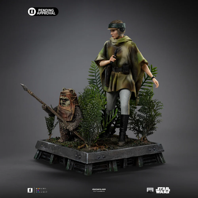 Star Wars Episode VI Art Scale Statue 1/10 Leia and Wicket 20cm Star Wars Episode VI Art Scale Statue 1/10 Leia and Wicket 20cm