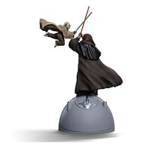 Star Wars Deluxe Art Scale Statue 1/10 Yoda vs Emperor Palpatine 34cm