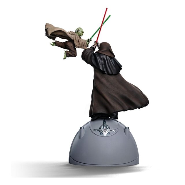 Star Wars Deluxe Art Scale Statue 1/10 Yoda vs Emperor Palpatine 34cm Star Wars Deluxe Art Scale Statue 1/10 Yoda vs Emperor Palpatine 34cm