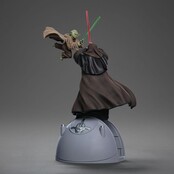 Star Wars Deluxe Art Scale Statue 1/10 Yoda vs Emperor Palpatine 34cm Star Wars Deluxe Art Scale Statue 1/10 Yoda vs Emperor Palpatine 34cm