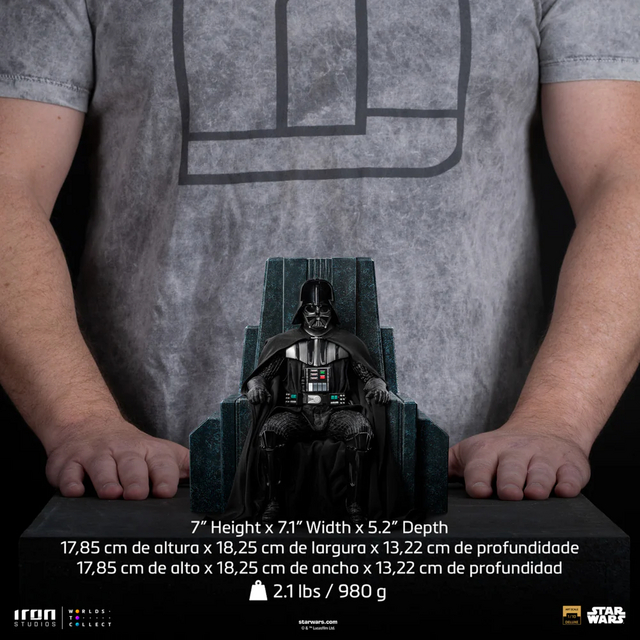 Star Wars Art Scale Statue 1/10 Darth Vader on Throne 18cm Star Wars Art Scale Statue 1/10 Darth Vader on Throne 18cm