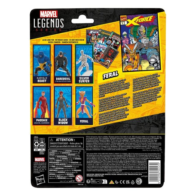 X-Force Marvel Legends Series Feral Action Figure 15cm X-Force Marvel Legends Series Feral Action Figure 15cm