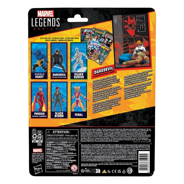 Daredevil The Man Without Fear Marvel Legends Series Daredevil Action Figure 15cm Daredevil The Man Without Fear Marvel Legends Series Daredevil Action Figure 15cm