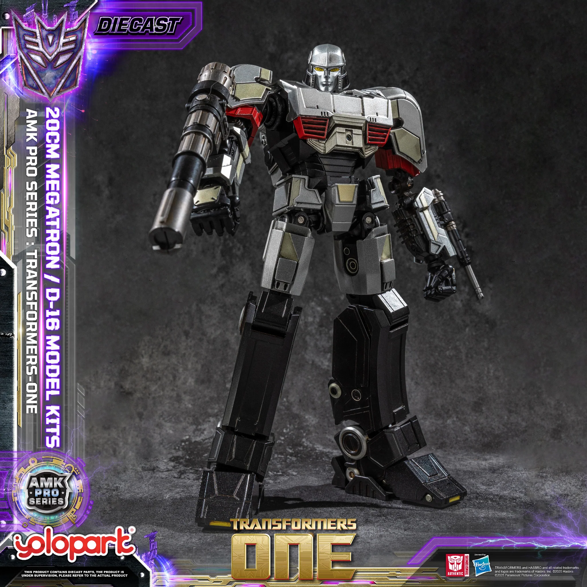 Yolopark Transformers AMK Pro D-16 / Megatron Final Form afbeelding