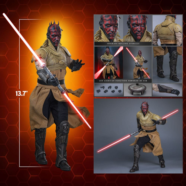 Star Wars Movie Masterpiece 1/6 Darth Maul (Concept Art) Hot Toys Exclusive 35cm Star Wars Movie Masterpiece 1/6 Darth Maul (Concept Art) Hot Toys Exclusive 35cm