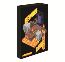 Minecraft Beware of the Dark Light Canvas 40 X 30 cm