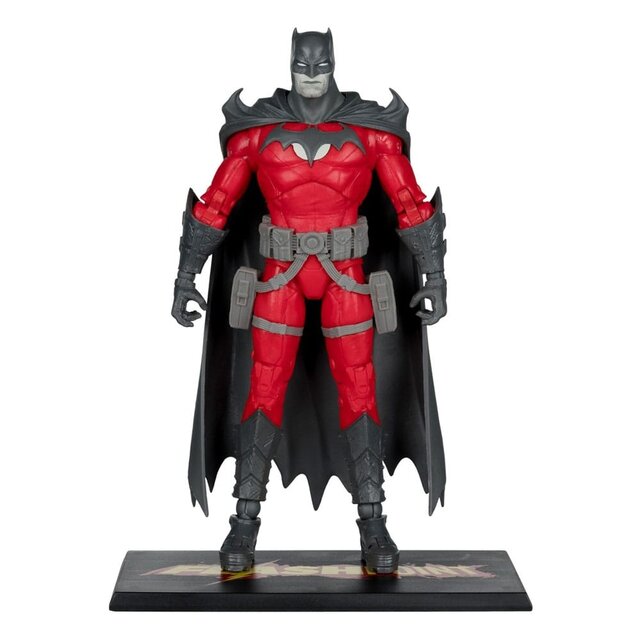 DC Multiverse Action Figure Batman (Flashpoint) (Black & White Accent Edition) (Gold Label) 18cm