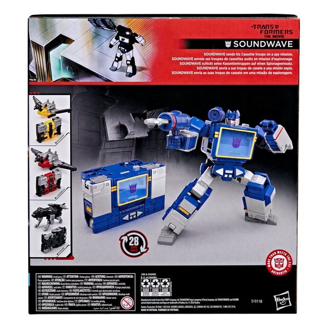 Transformers: The Movie Studio Series Leader Class Soundwave Action Figure 16,5cm