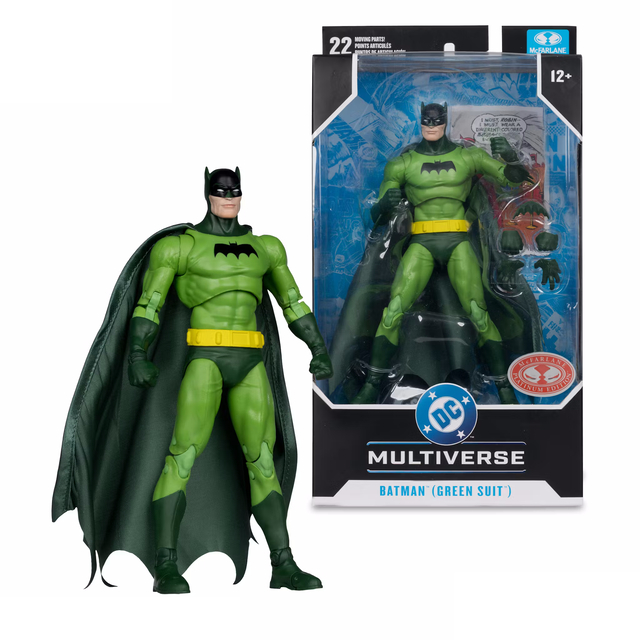 DC Multiverse Batman Green Suit (Red Platinum) Action Figure 18cm