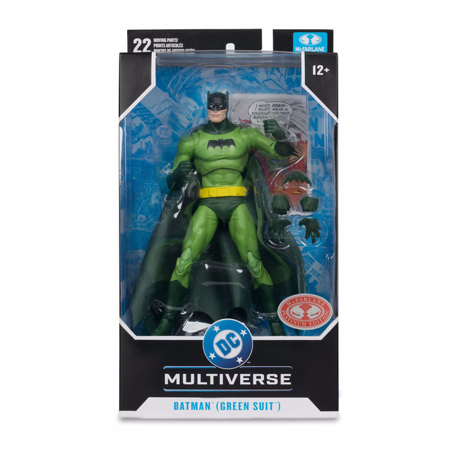 DC Multiverse Batman Green Suit (Red Platinum) Action Figure 18cm