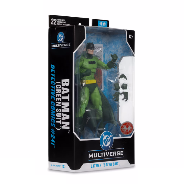 DC Multiverse Batman Green Suit (Red Platinum) Action Figure 18cm