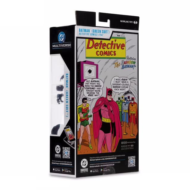 DC Multiverse Batman Green Suit (Red Platinum) Action Figure 18cm