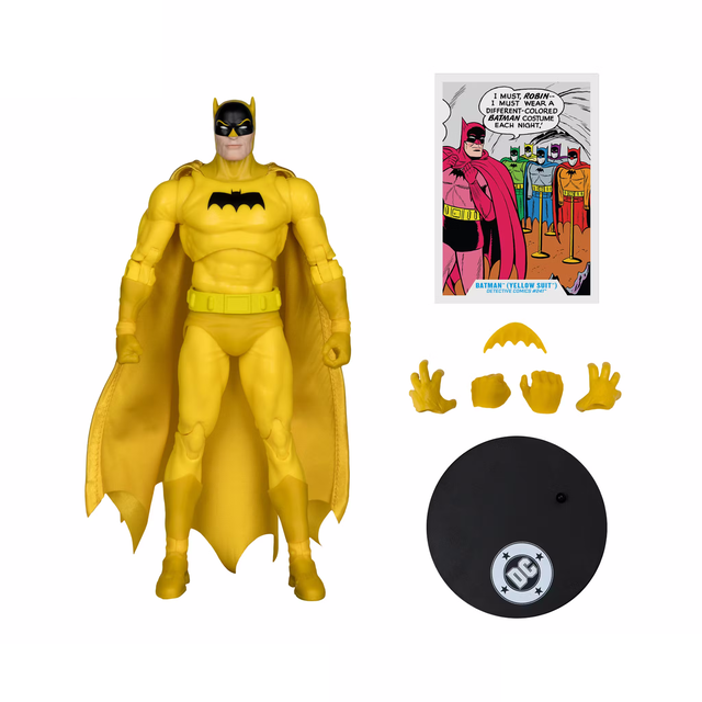 DC Multiverse Batman Yellow Suit (Red Platinum) Action Figure 18cm