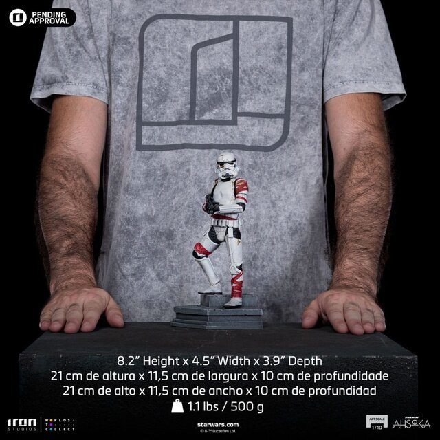 Star Wars Ahsoka Art Scale Statue 1/10 Night Trooper 21cm
