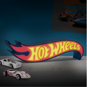 Hot Wheels Logo lamp