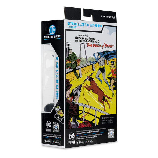 DC Multiverse Action Figure Batman & Ace the Bat-Hound (Silver Age) Platinum 18cm