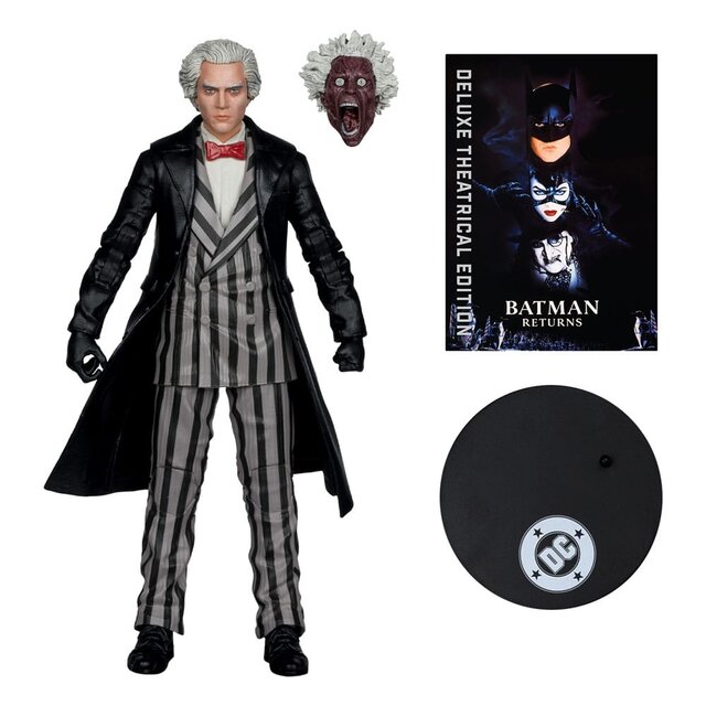 DC Multiverse Deluxe Theatrical Edition Batman Returns Max Shreck (Red Platinum Edition) Action Figure 18cm