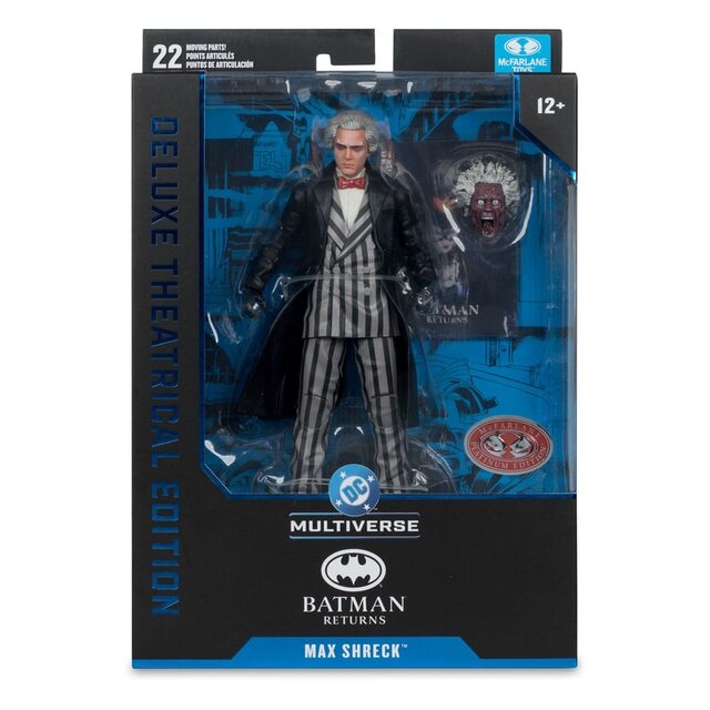 DC Multiverse Deluxe Theatrical Edition Batman Returns Max Shreck (Red Platinum Edition) Action Figure 18cm
