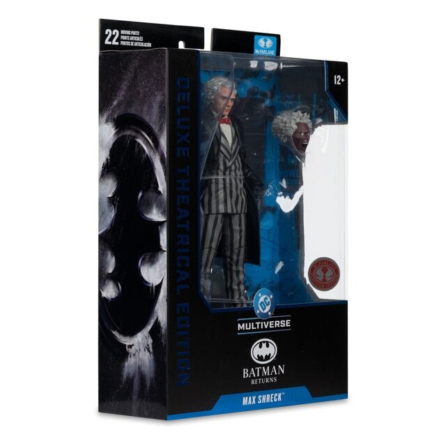 DC Multiverse Deluxe Theatrical Edition Batman Returns Max Shreck (Red Platinum Edition) Action Figure 18cm