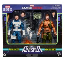 The Punisher Marvel Legends Gamerverse 2-Pack Punisher & Nick Fury 15cm