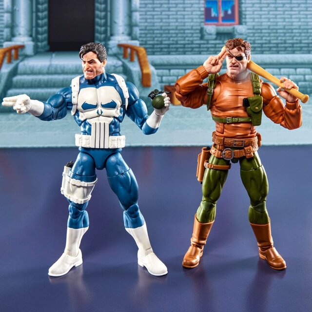 The Punisher Marvel Legends Gamerverse 2-Pack Punisher & Nick Fury 15cm