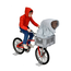 NECA E.T. the Extra-Terrestrial Elliott & E.T. on Bicycle 13 cm