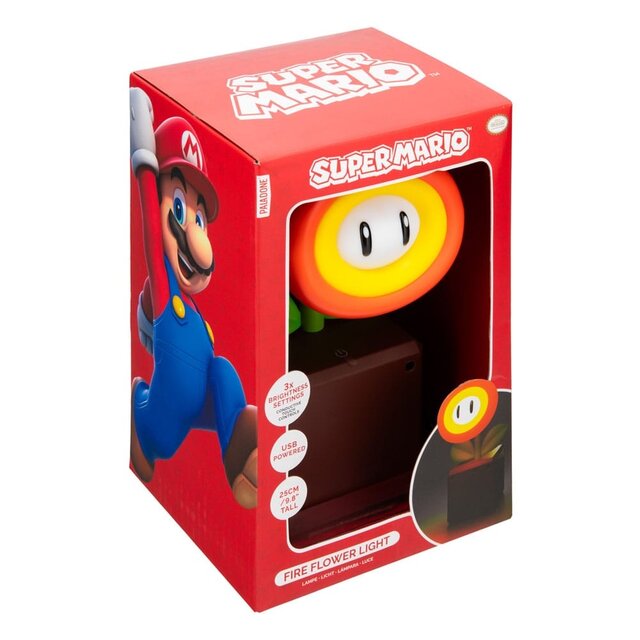 Super Mario Fire Flower Light 25cm