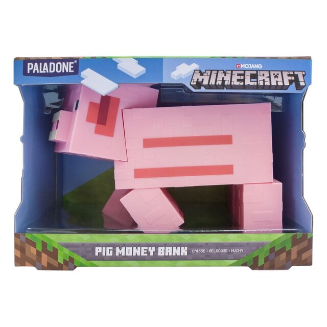 Minecraft Spaarpot Pig Money Bank