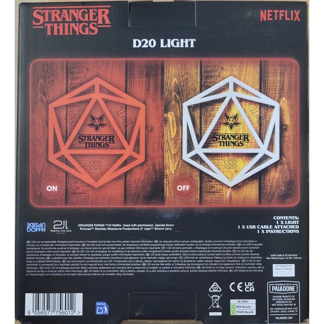 Stranger Things D20 Neon Light