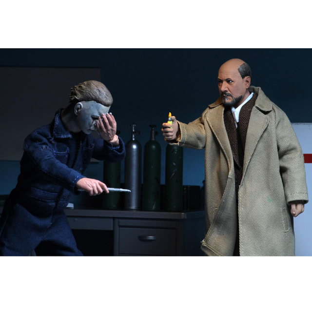 Halloween 2 Retro Action Figure 2-Pack Doctor Loomis & Laurie Strode 20cm