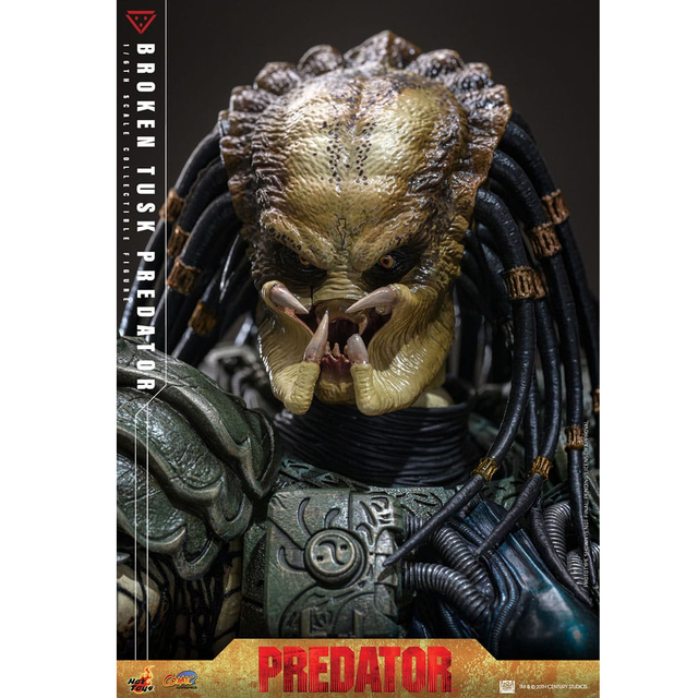 Alien vs. Predator Comic Masterpiece Action Figure 1/6 Broken Tusk Predator 35cm