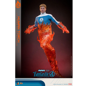 The Fantastic Four: First Steps Movie Masterpiece Action Figure 1/6 Human Torch 30cm