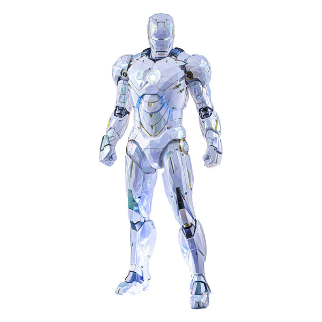 Iron Man 2 Movie Masterpiece Iron Man Mark IV (Sub-Zero Fractal Armor) Hot Toys Exclusive 33cm