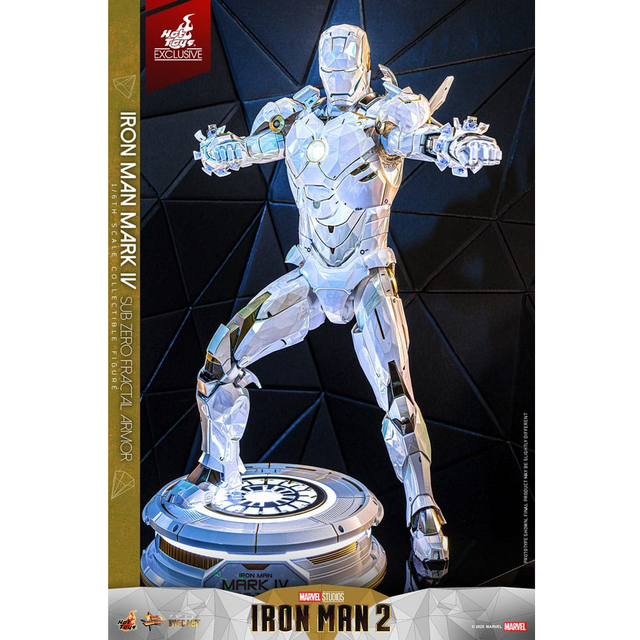 Iron Man 2 Movie Masterpiece Iron Man Mark IV (Sub-Zero Fractal Armor) Hot Toys Exclusive 33cm