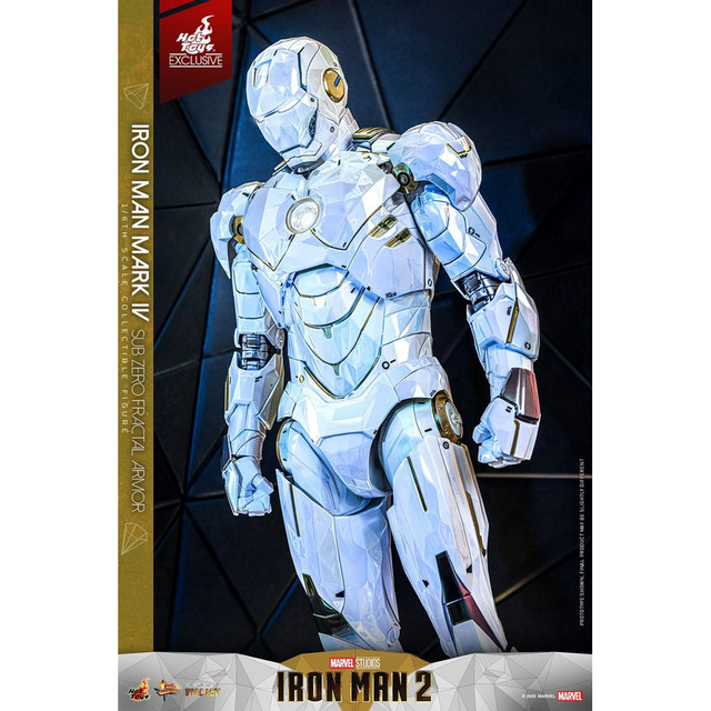 Iron Man 2 Movie Masterpiece Iron Man Mark IV (Sub-Zero Fractal Armor) Hot Toys Exclusive 33cm