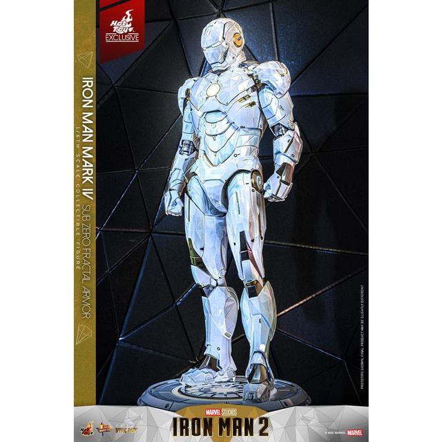Iron Man 2 Movie Masterpiece Iron Man Mark IV (Sub-Zero Fractal Armor) Hot Toys Exclusive 33cm
