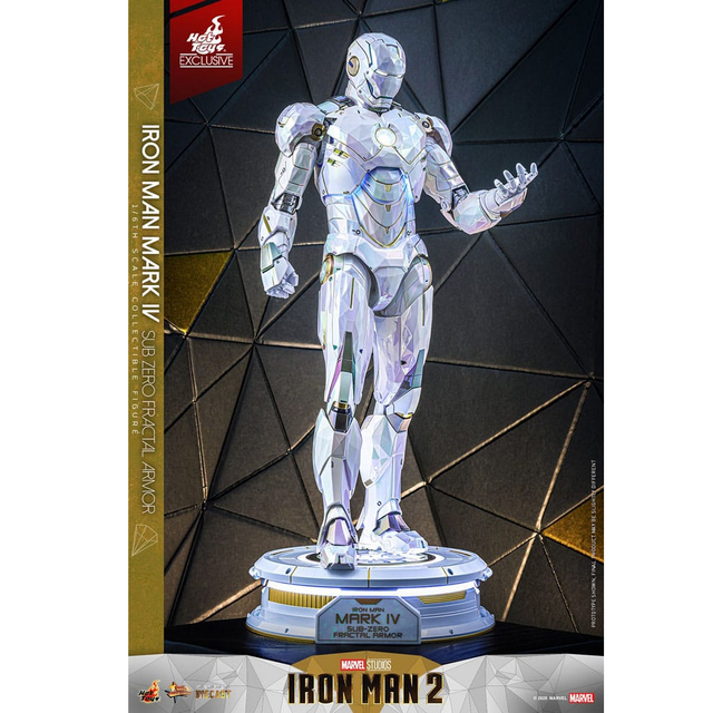 Iron Man 2 Movie Masterpiece Iron Man Mark IV (Sub-Zero Fractal Armor) Hot Toys Exclusive 33cm