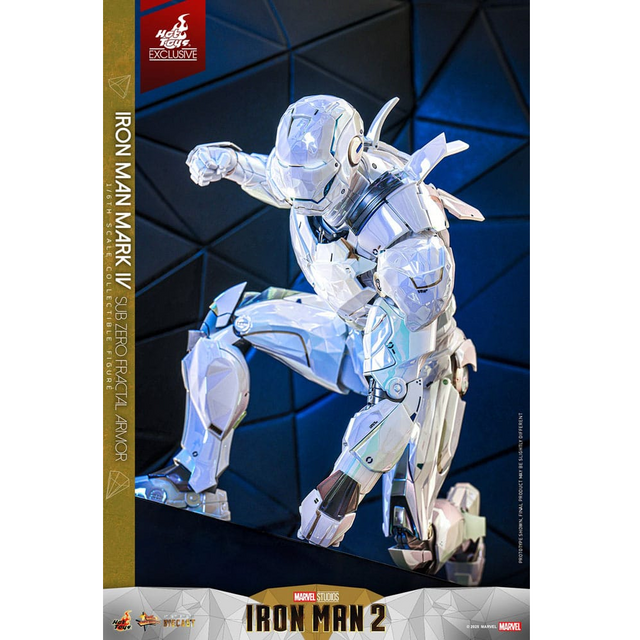 Iron Man 2 Movie Masterpiece Iron Man Mark IV (Sub-Zero Fractal Armor) Hot Toys Exclusive 33cm