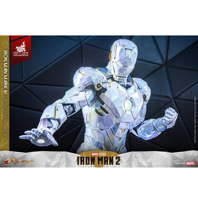 Iron Man 2 Movie Masterpiece Iron Man Mark IV (Sub-Zero Fractal Armor) Hot Toys Exclusive 33cm