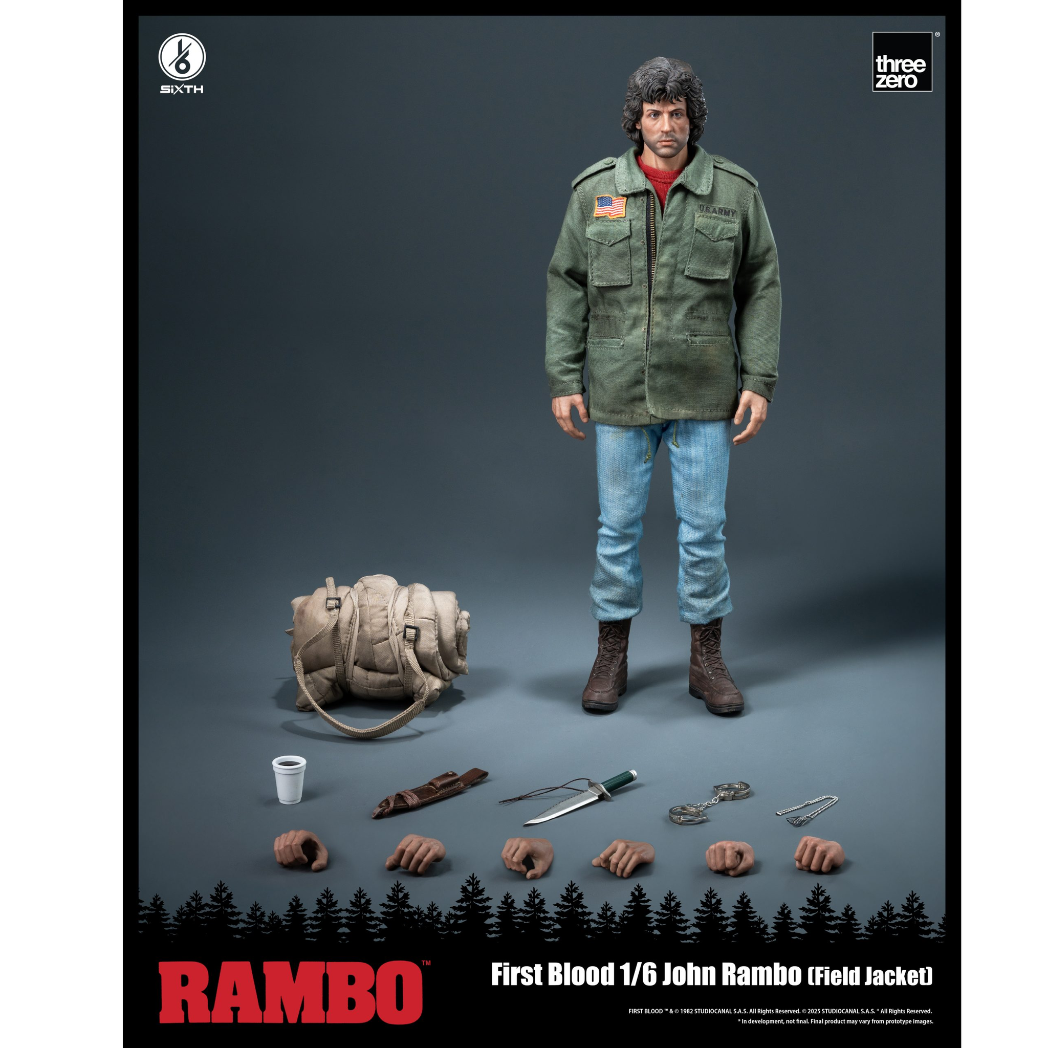 Threezero First Blood John Rambo (Field Jacket)