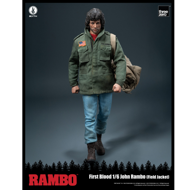 Rambo First Blood 1/6 John Rambo (Field Jacket) Action Figure 31cm