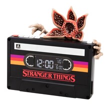 Stranger Things Alarm Clock Demogorgon Cassette 15cm