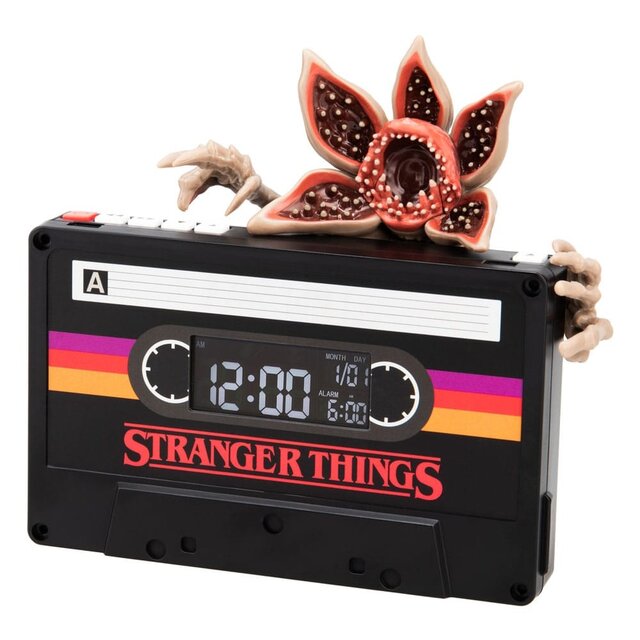 Stranger Things Alarm Clock Demogorgon Cassette 15cm