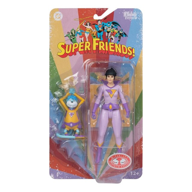 DC Retro Super Friends Jayna & Gleek (Red Platinum Edition) Action Figure 15cm