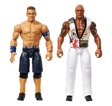 WWE Main Event Showdown The Rock Final Boss vs John Cena 2-Pack 15cm
